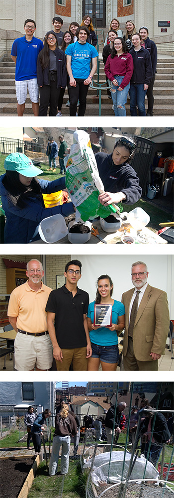 Collage of student group photos